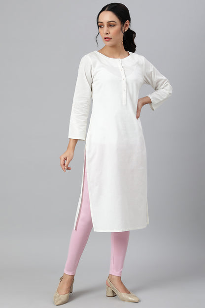 Cameo Pink Solid Knitted Women Tights