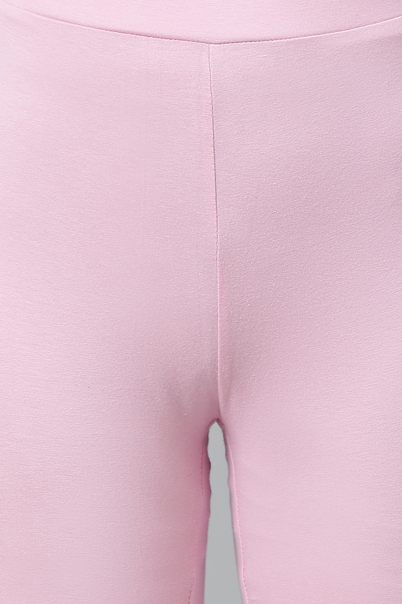 Cameo Pink Solid Knitted Women Tights