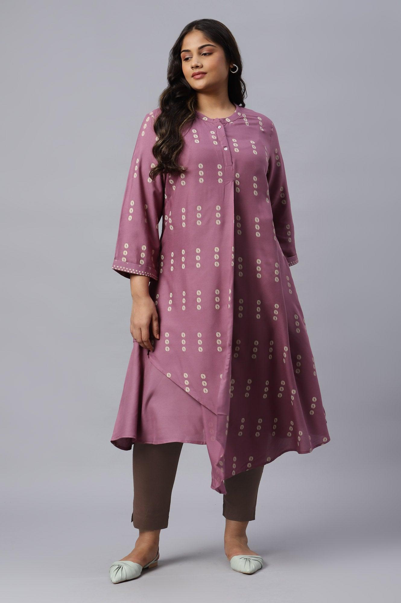 Deep Brown Solid Women Plus Size Slim Pants - wforwoman