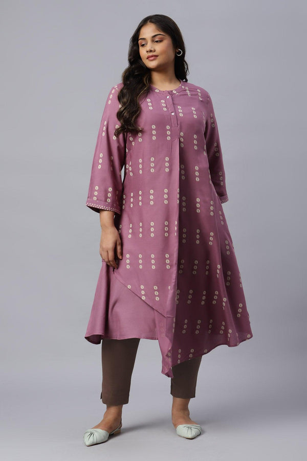 Deep Brown Solid Women Plus Size Slim Pants