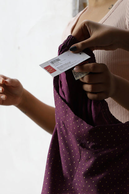 Orchid Purple Rayon Printed Parallel Pants - wforwoman