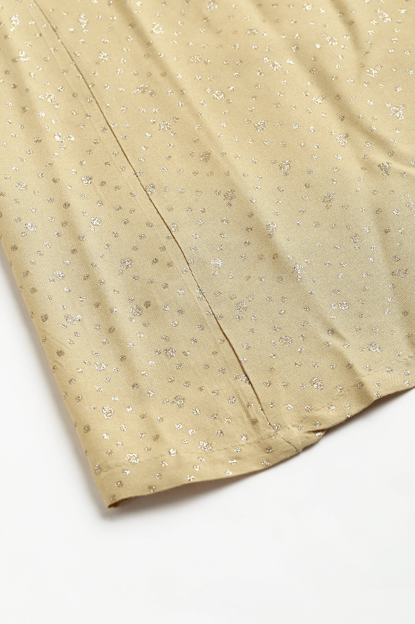 Golden Glitter Polka Dots Plus Size Culottes