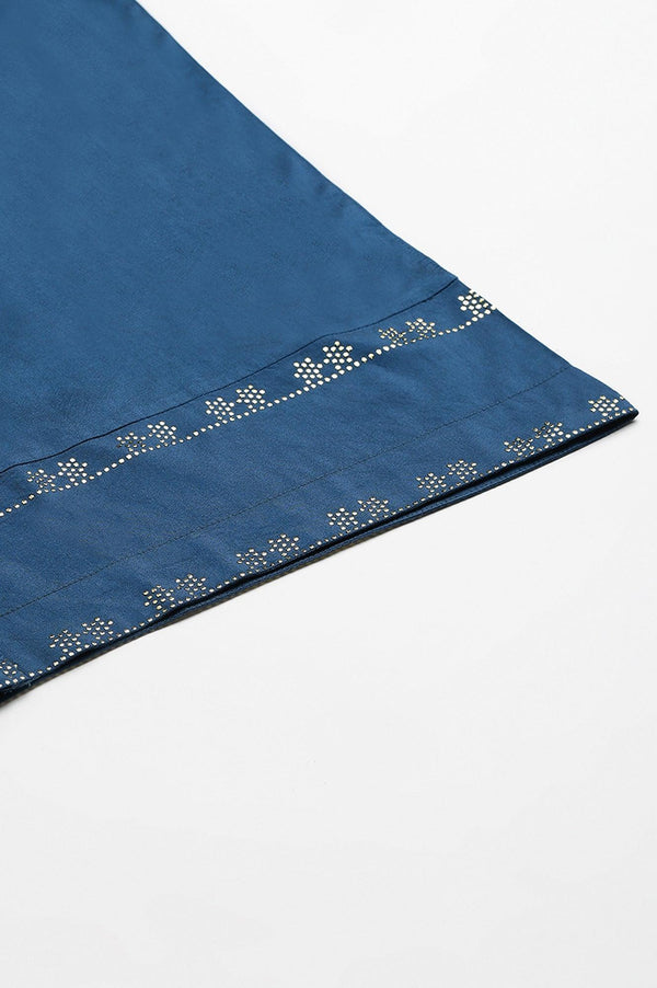 Persian Blue Straight Parallel Pants