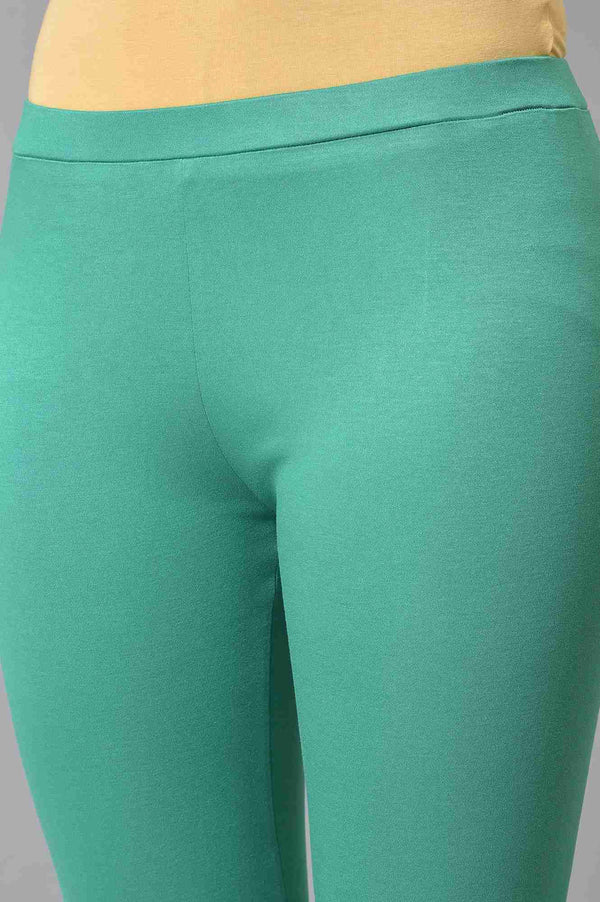 Green Knitted Women Tights