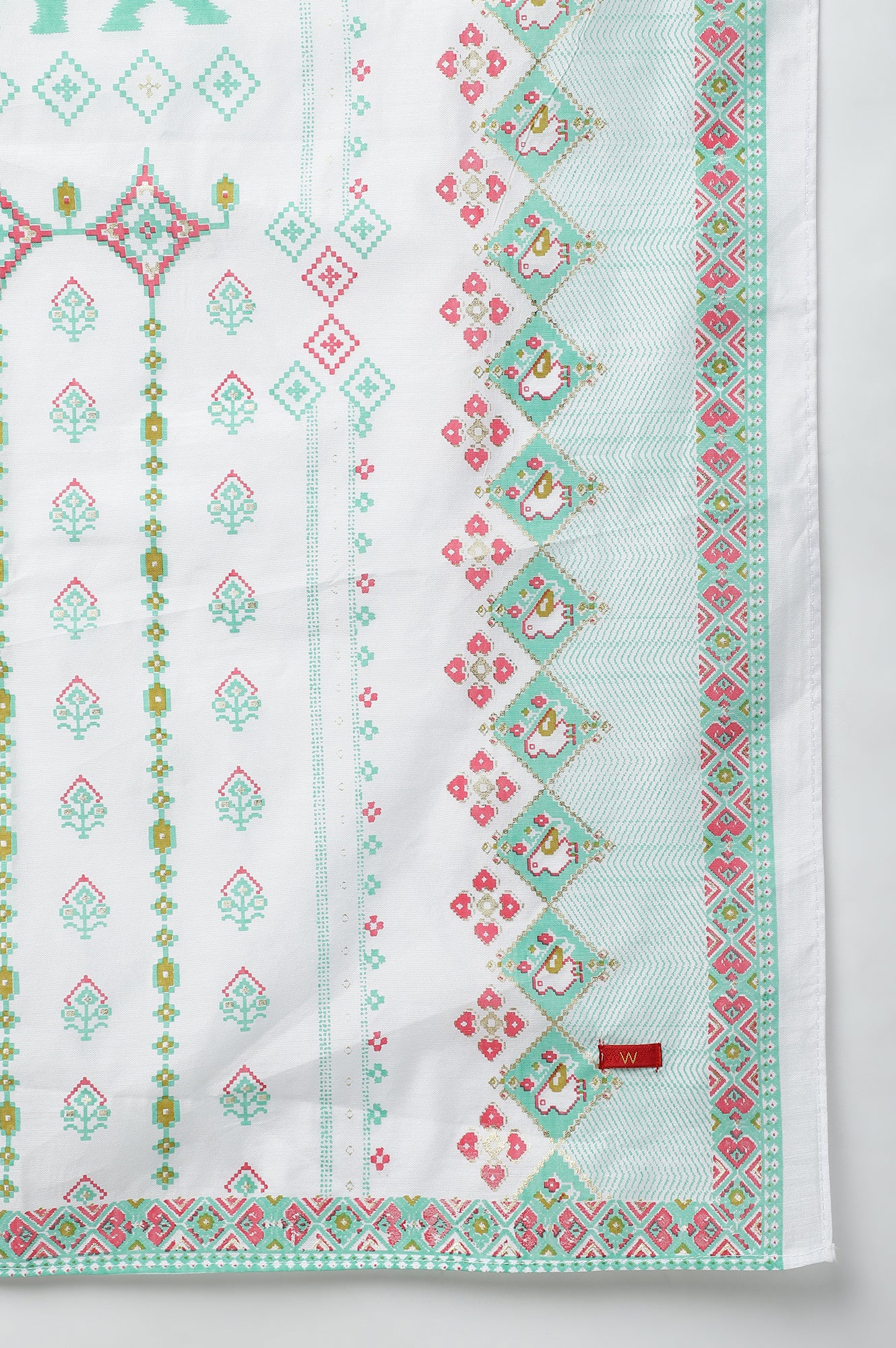 Ecru Festive Chanderi Dupatta