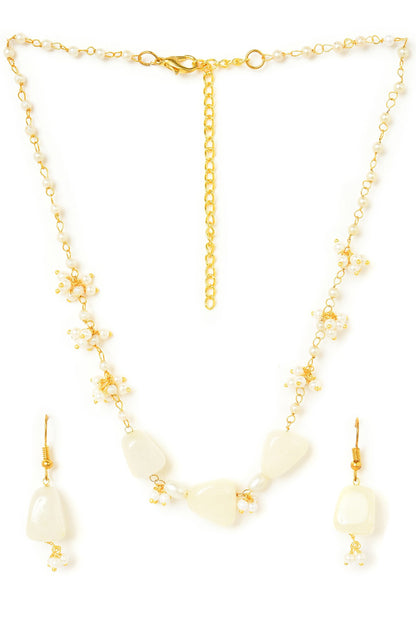 Yellow Stone Timeless Princess Necklace Set