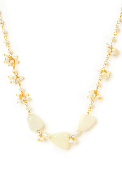 Yellow Stone Timeless Princess Necklace Set