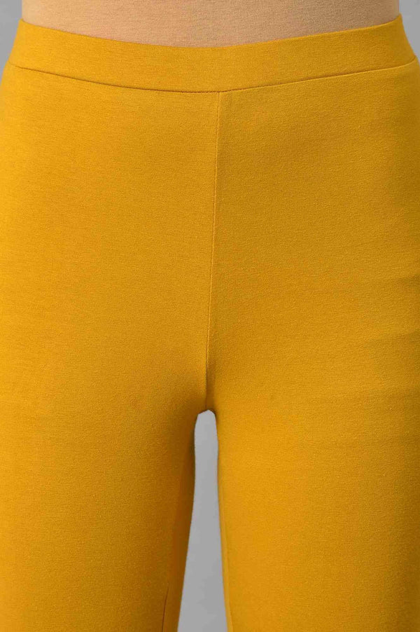 Ecru Printed Shirt kurta With Yellow Straight Pants