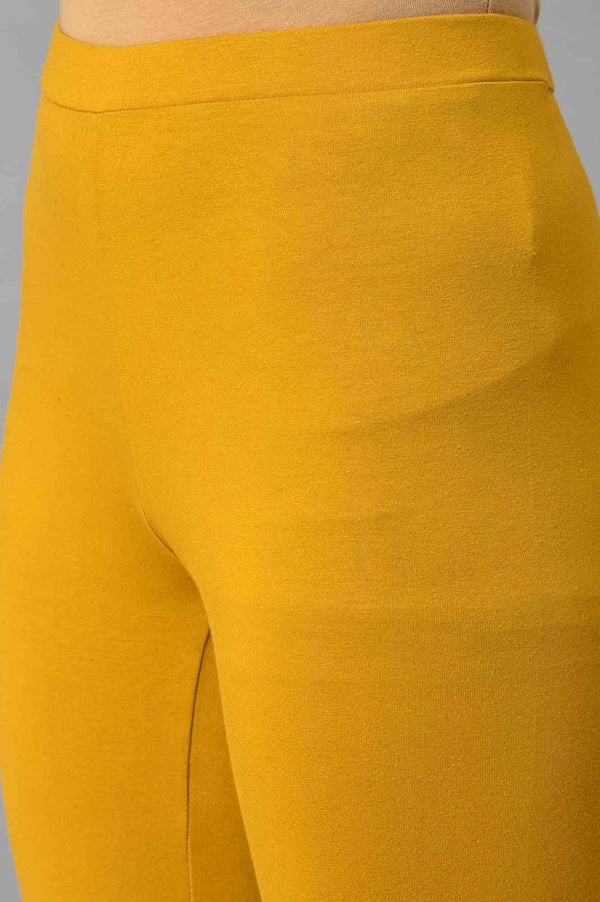 Ecru Printed Shirt kurta With Yellow Straight Pants
