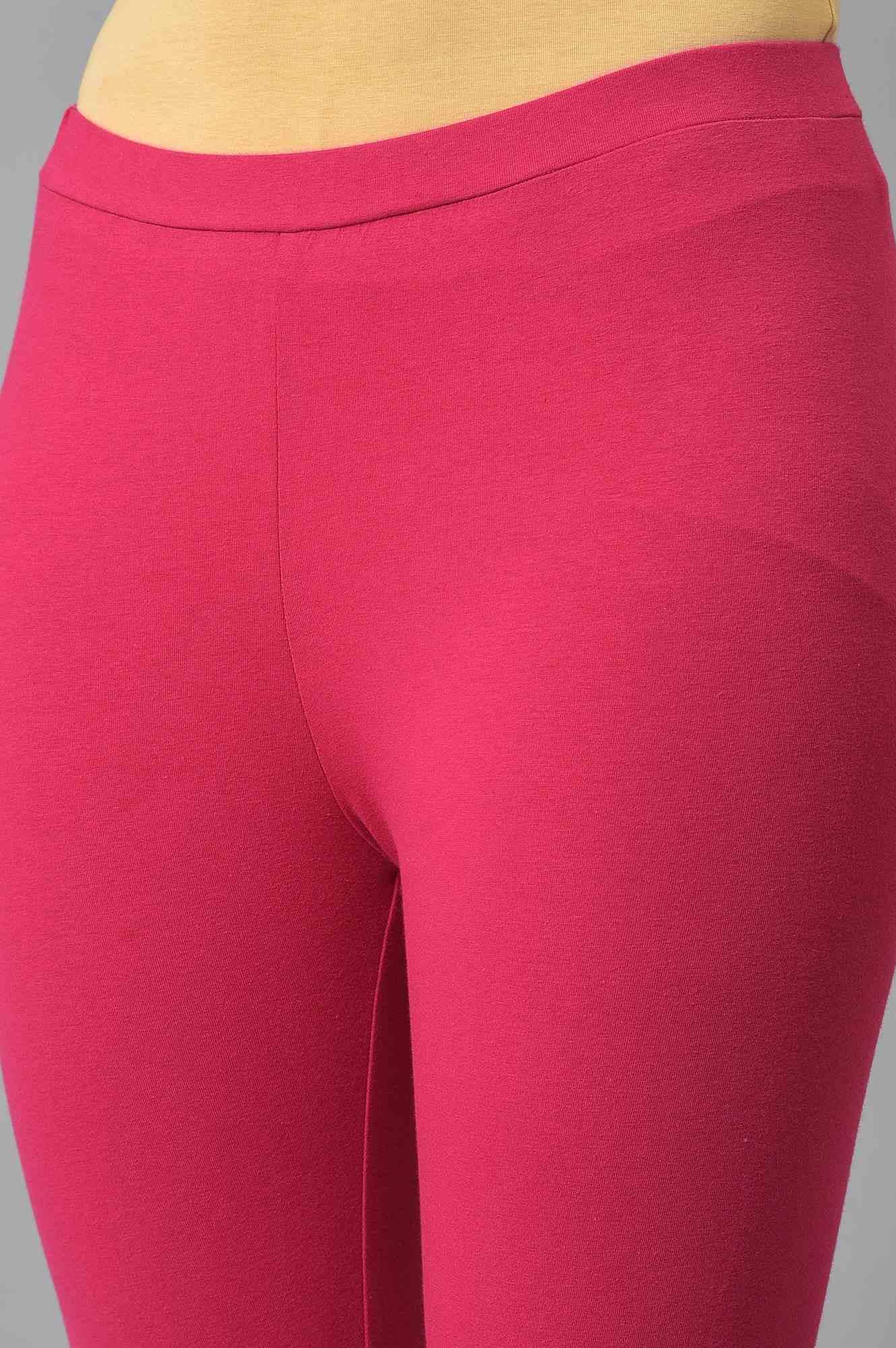 Light Purple Embroidered kurta With Pink Tights And Dupatta - wforwoman