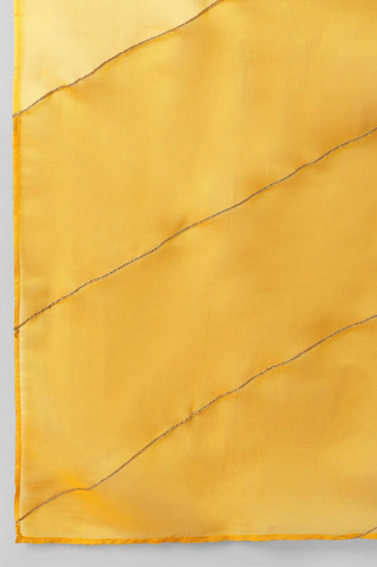 Green Plus Size Printed Gillet With Off-White kurta And Green Parallel Pants Set - wforwoman