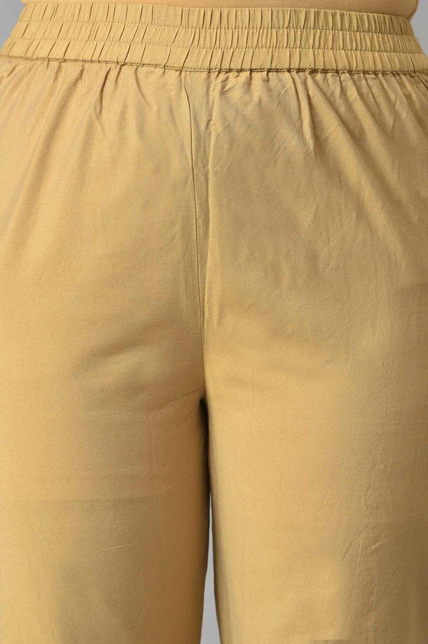 Deep Purple Embroidered Karnataka Silk Kurta, Green Slim Pants and Mukaish Dupatta Set