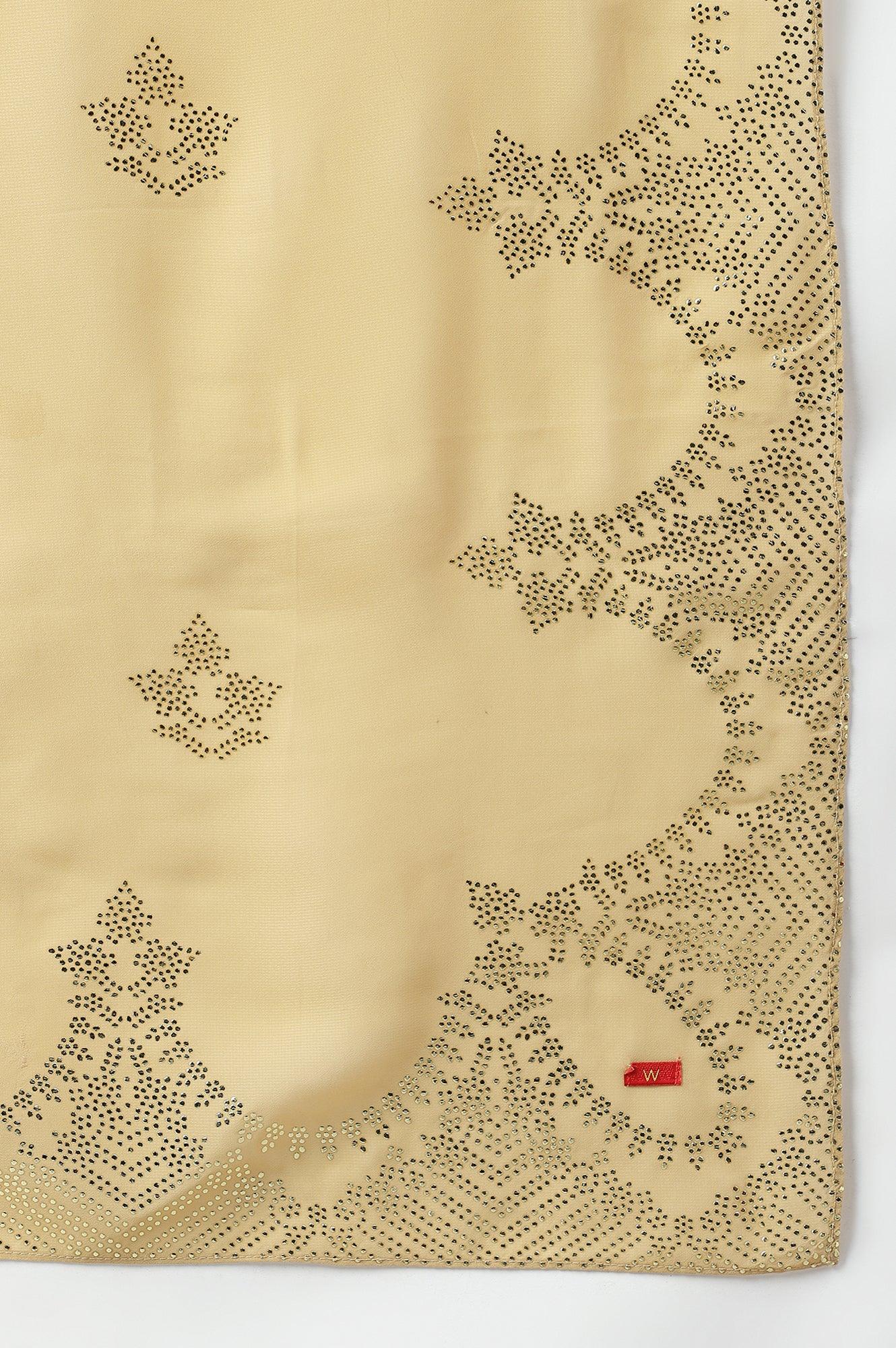 Plus Size Teal Green Karnatka Silk kurta With Slim Pants And Mukaish Dupatta - wforwoman