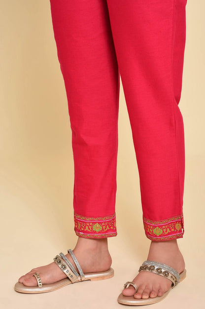 Pink Multicolor Printed Angrakha kurta Set - wforwoman