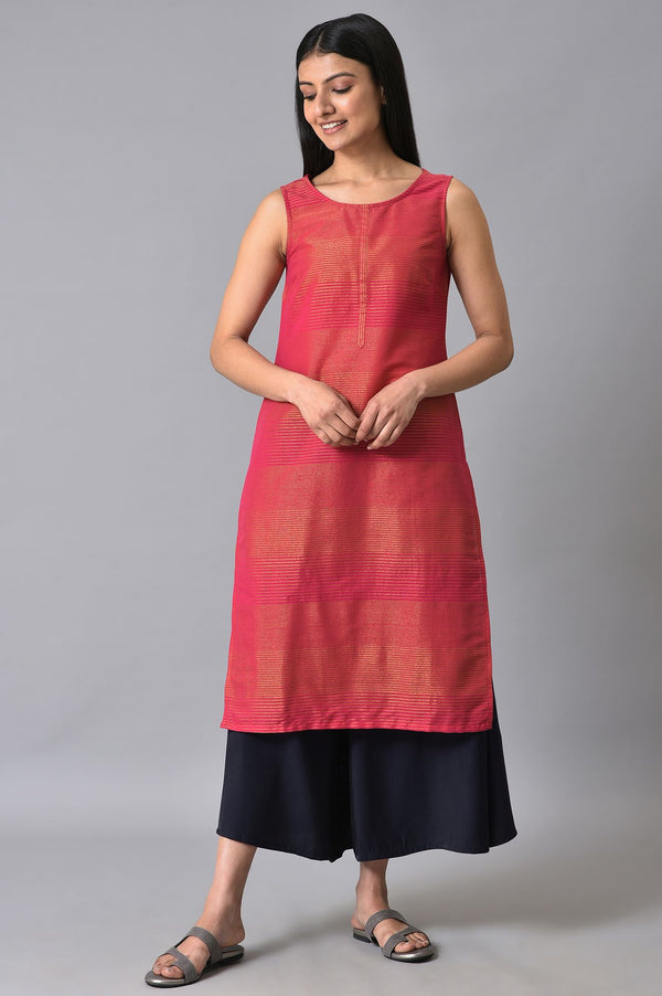 Navy Blue Solid Flared Rayon Culottes with Drawstring Detail