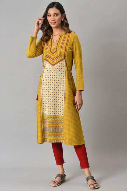 Red Solid Skinny Tights With Elasticated Waistband