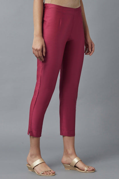 Red Slim Pants - wforwoman
