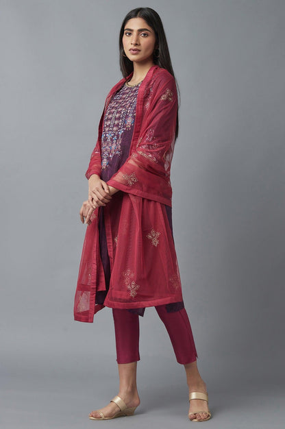 Red Slim Pants - wforwoman