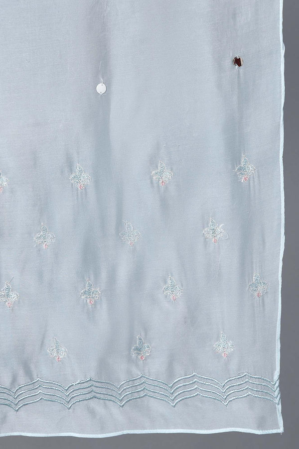 Light Blue kurta, Sharara And Dupatta Set