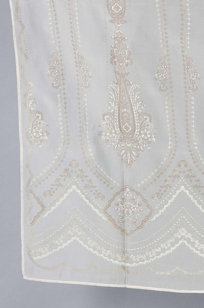 Pink A-Line Round Neck kurta With Parallel Pants And Organza Dupatta - wforwoman