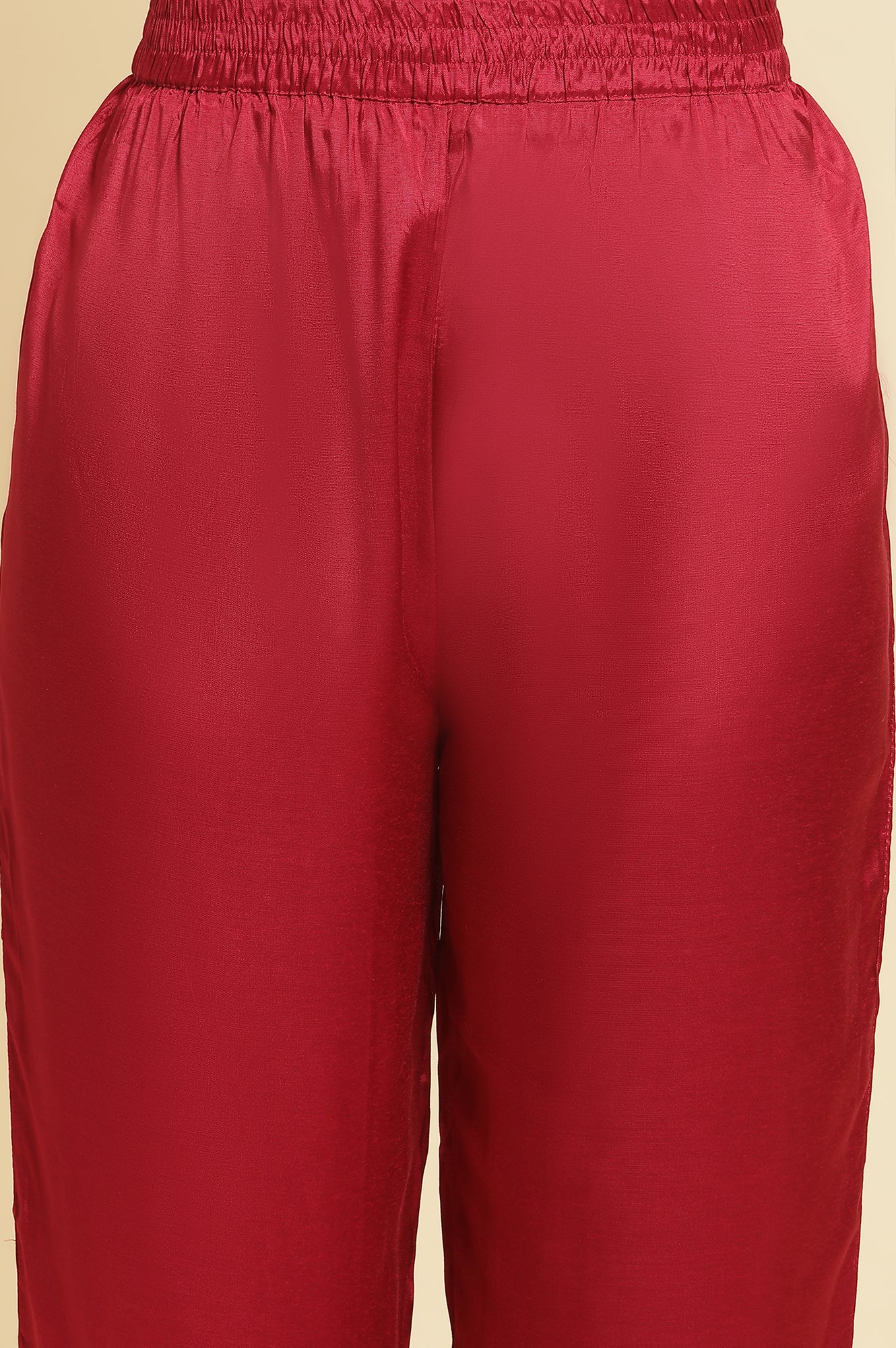 Blue Embroidered Kurta, Straight Pants &amp; Dupatta Set