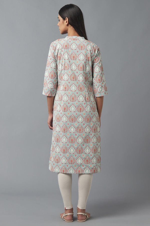 Harbour Green Printed kurta
