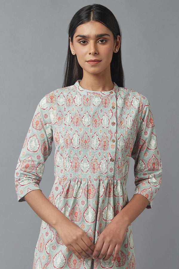 Harbour Green Printed kurta