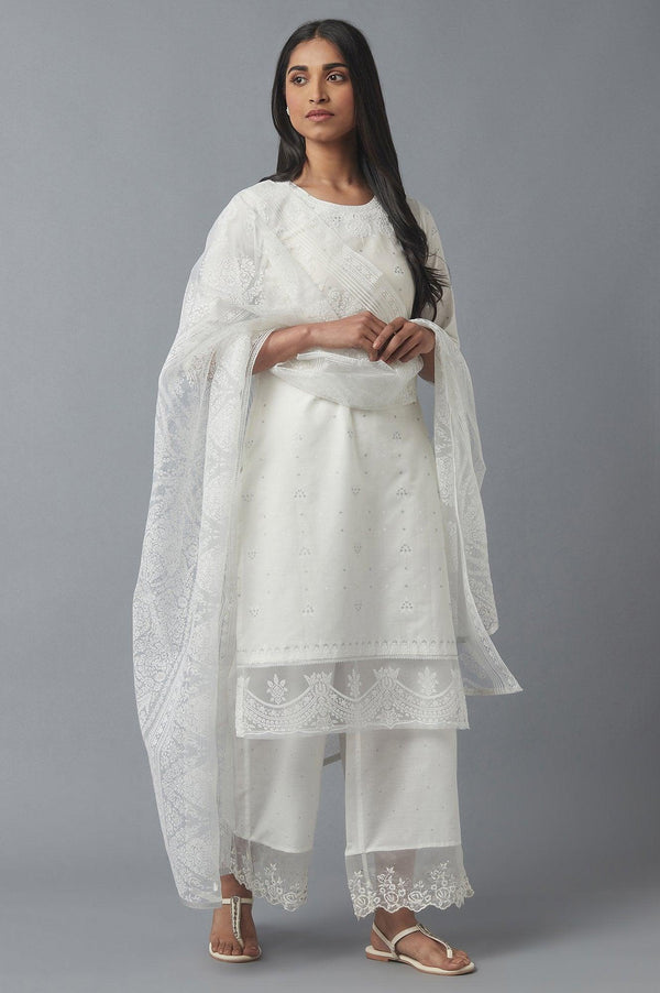 Ecru Dori Embroidered kurta