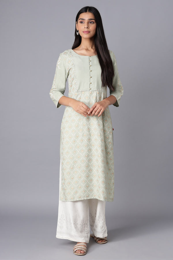 Dark Pink Printed kurta