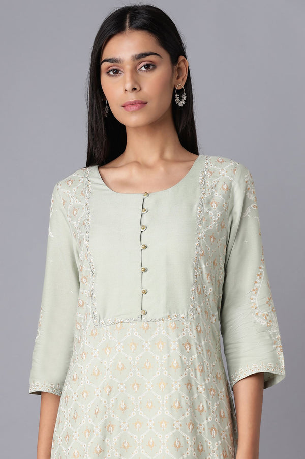 Dark Pink Printed kurta