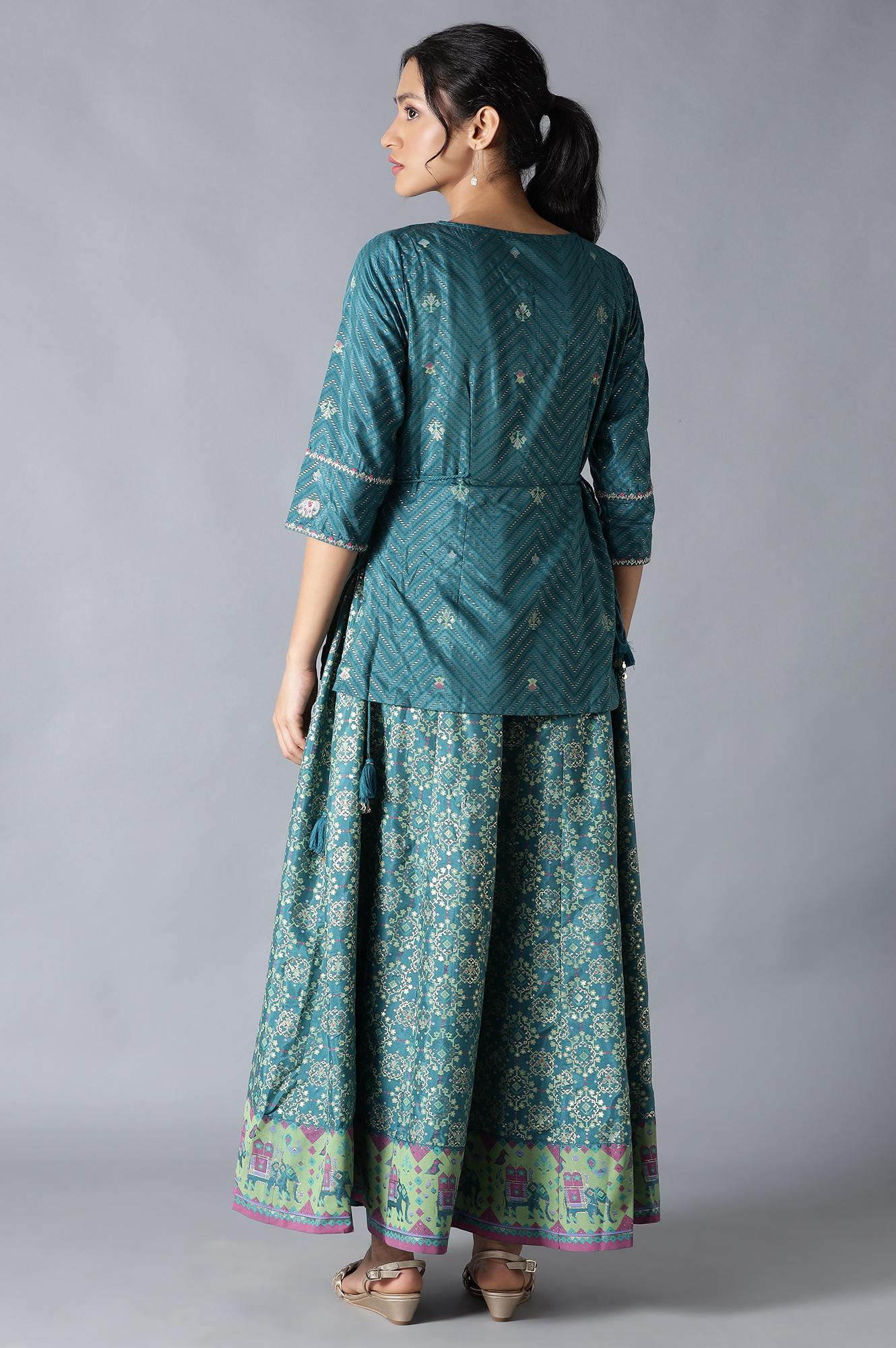 Green Printed Attached &