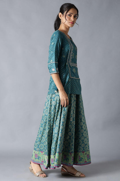 Green Printed Attached &