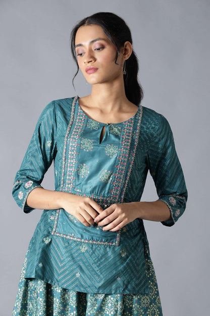 Green Printed Attached &