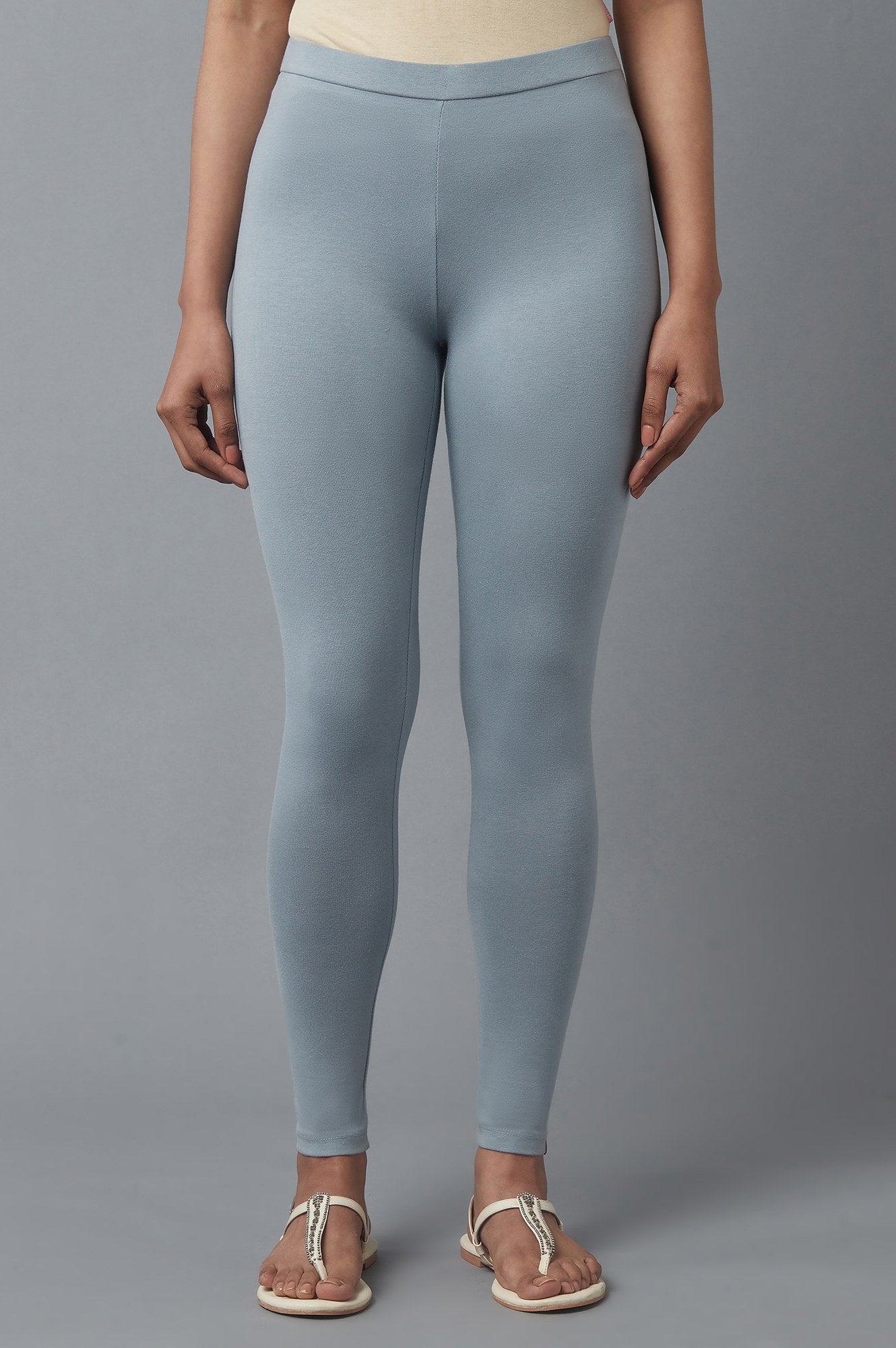 Chambray Blue Tights