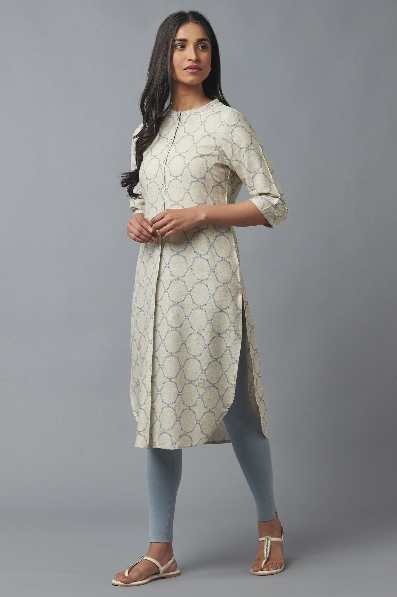 Chambray Blue Tights