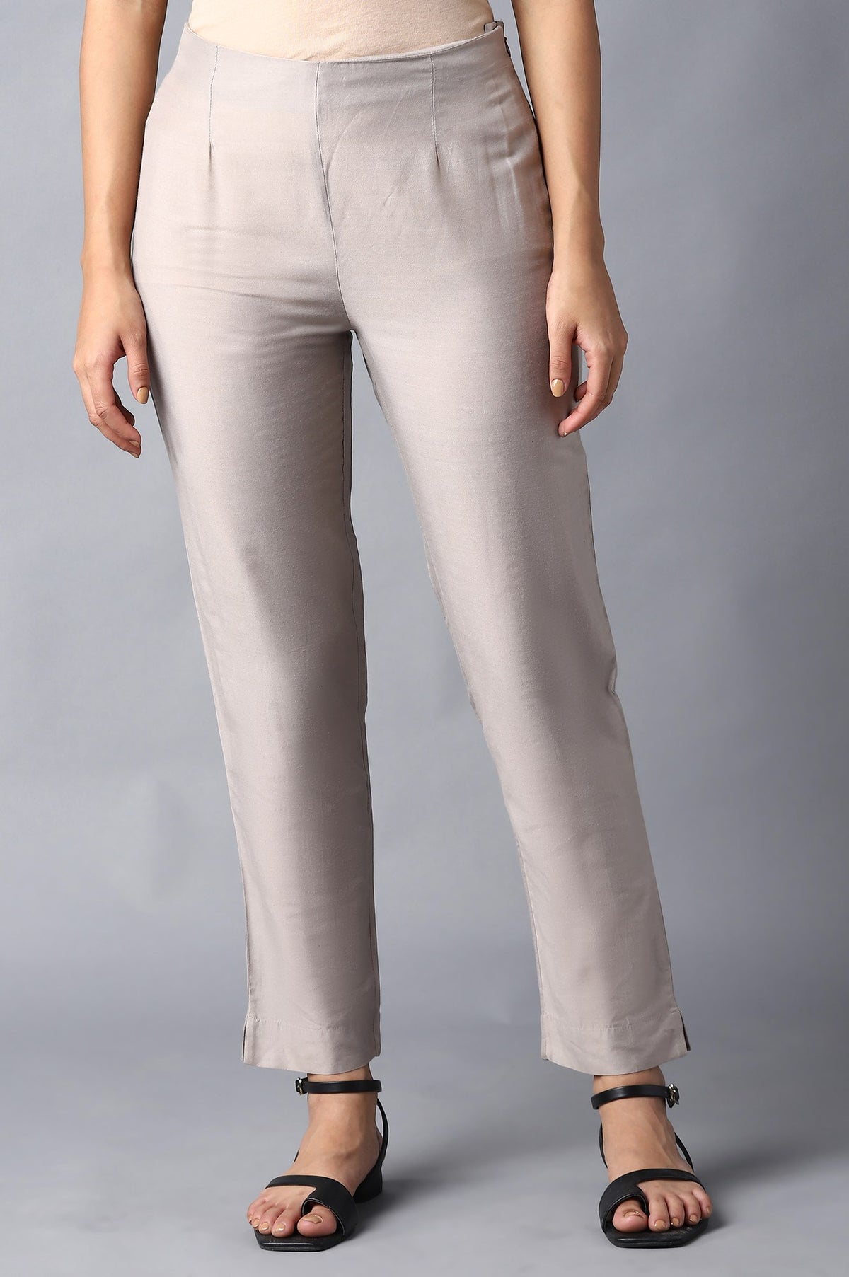 Grey Slim Pants - XS