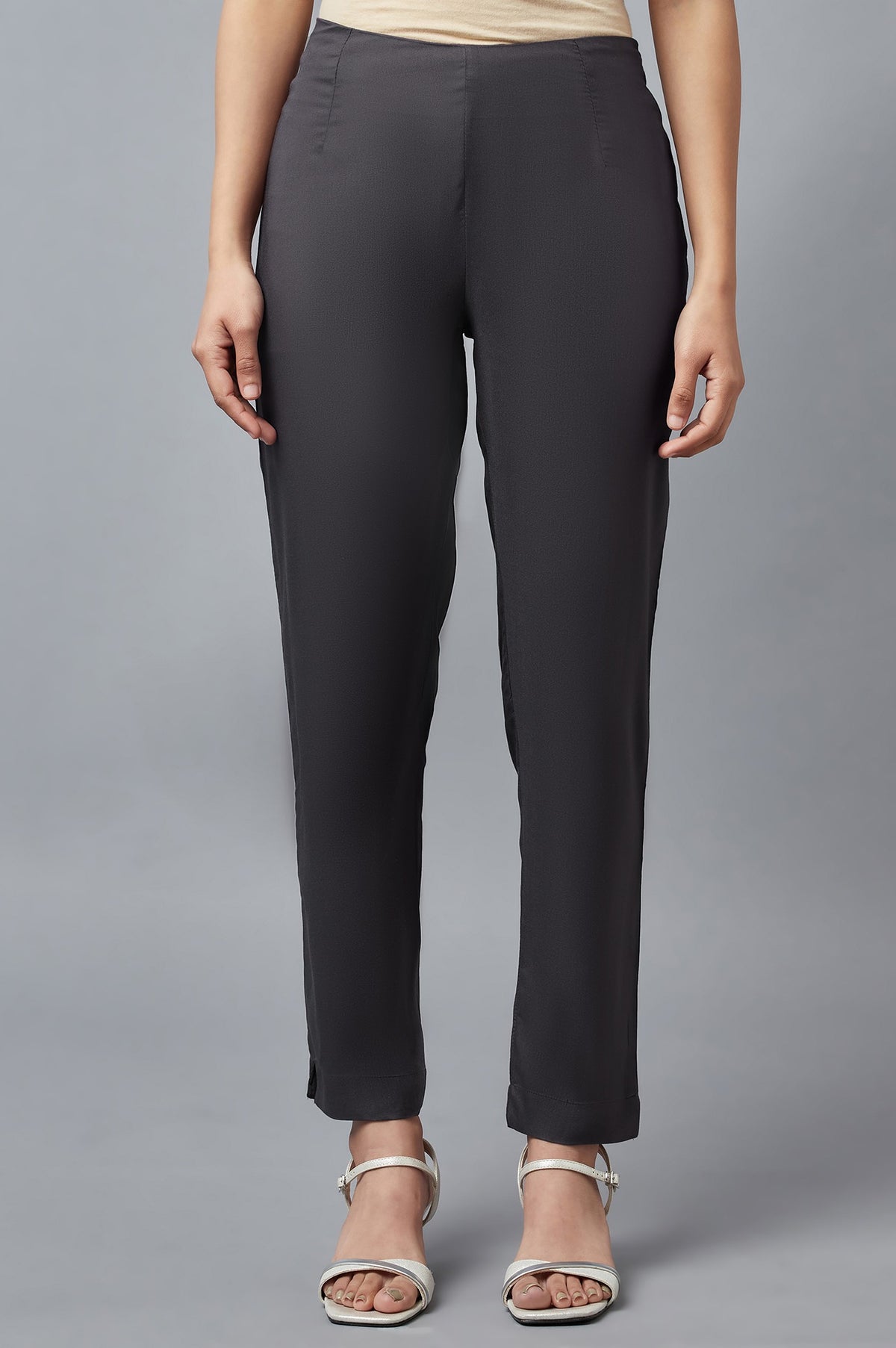 Grey Slim Pants - XS