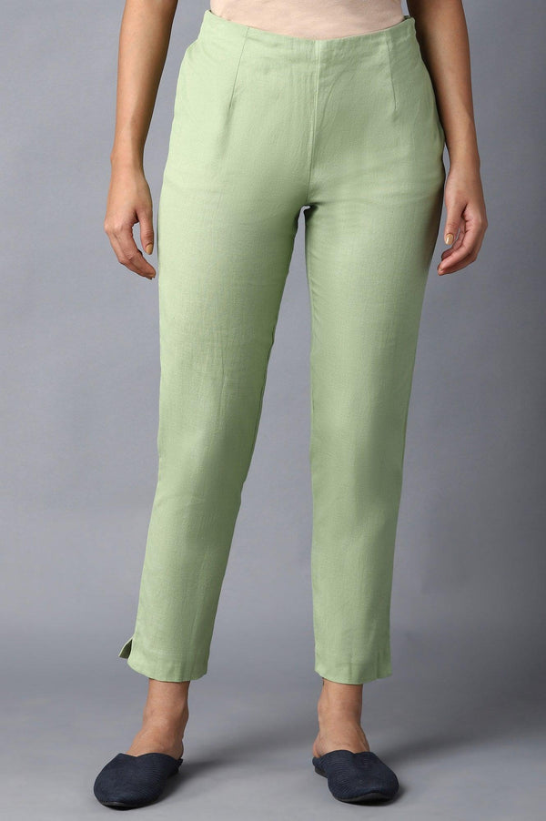 Spring Green Slim Pants