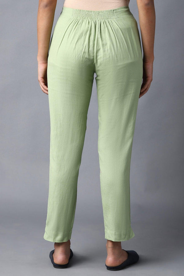 Spring Green Slim Pants