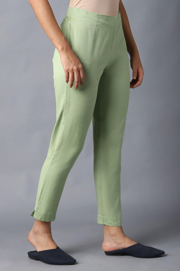 Spring Green Slim Pants