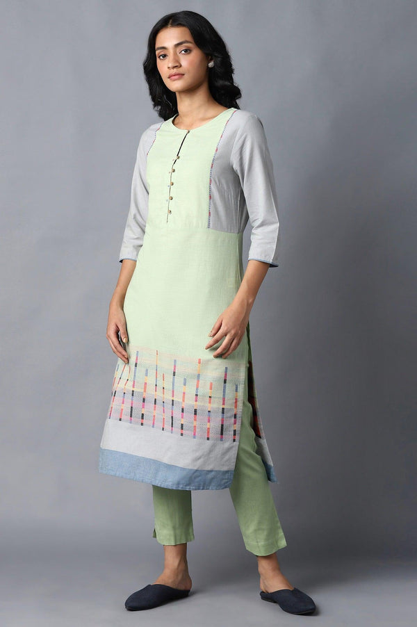 Spring Green Slim Pants