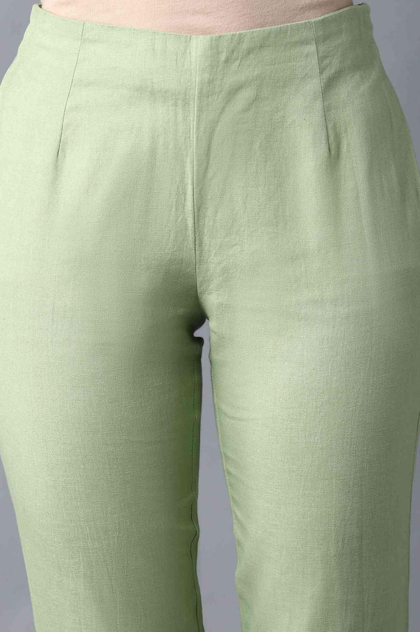 Spring Green Slim Pants