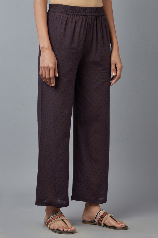 Dark Brown Printed Coins Rayon A-Line Kurta and Parallel Pant Set