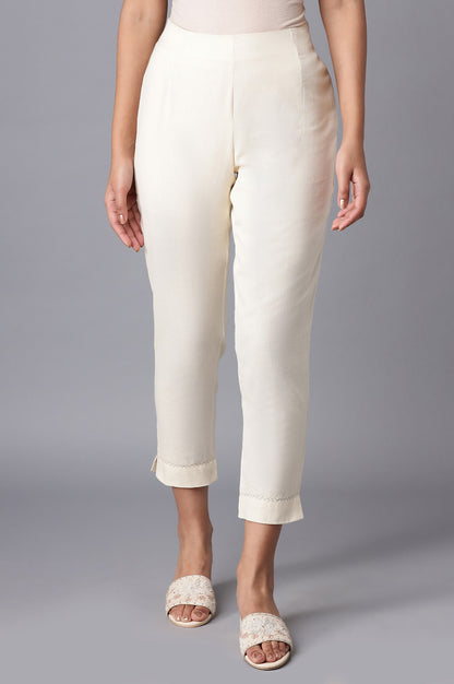 Ecru Slim Pants