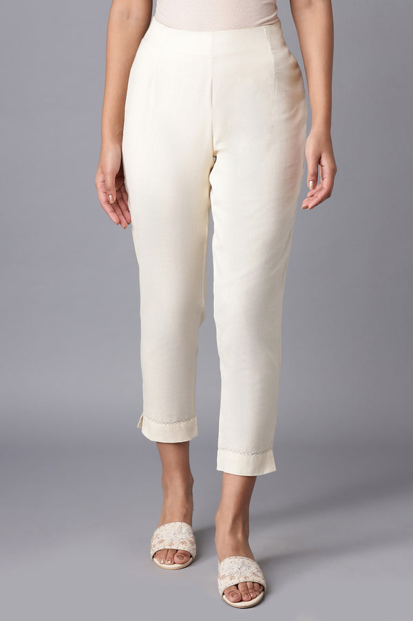 Ecru Slim Pants
