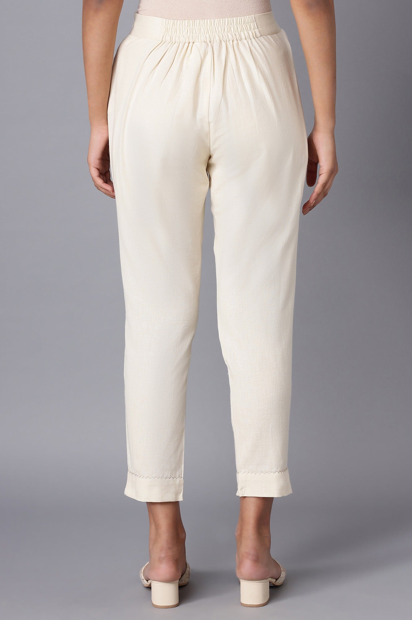 Ecru Slim Pants
