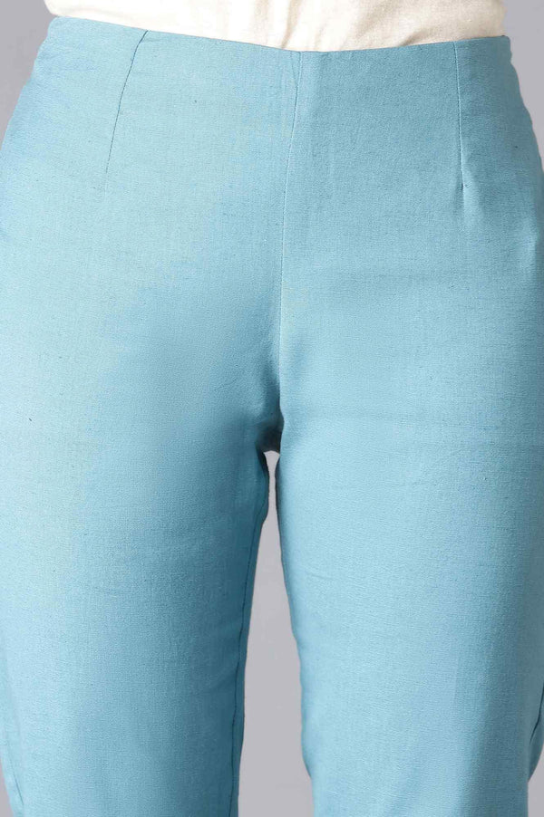 Darkteal Solid Slim Pants