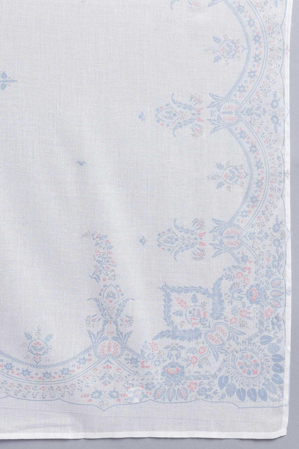 Light Blue Embroidered kurta with Salwar and Dupatta