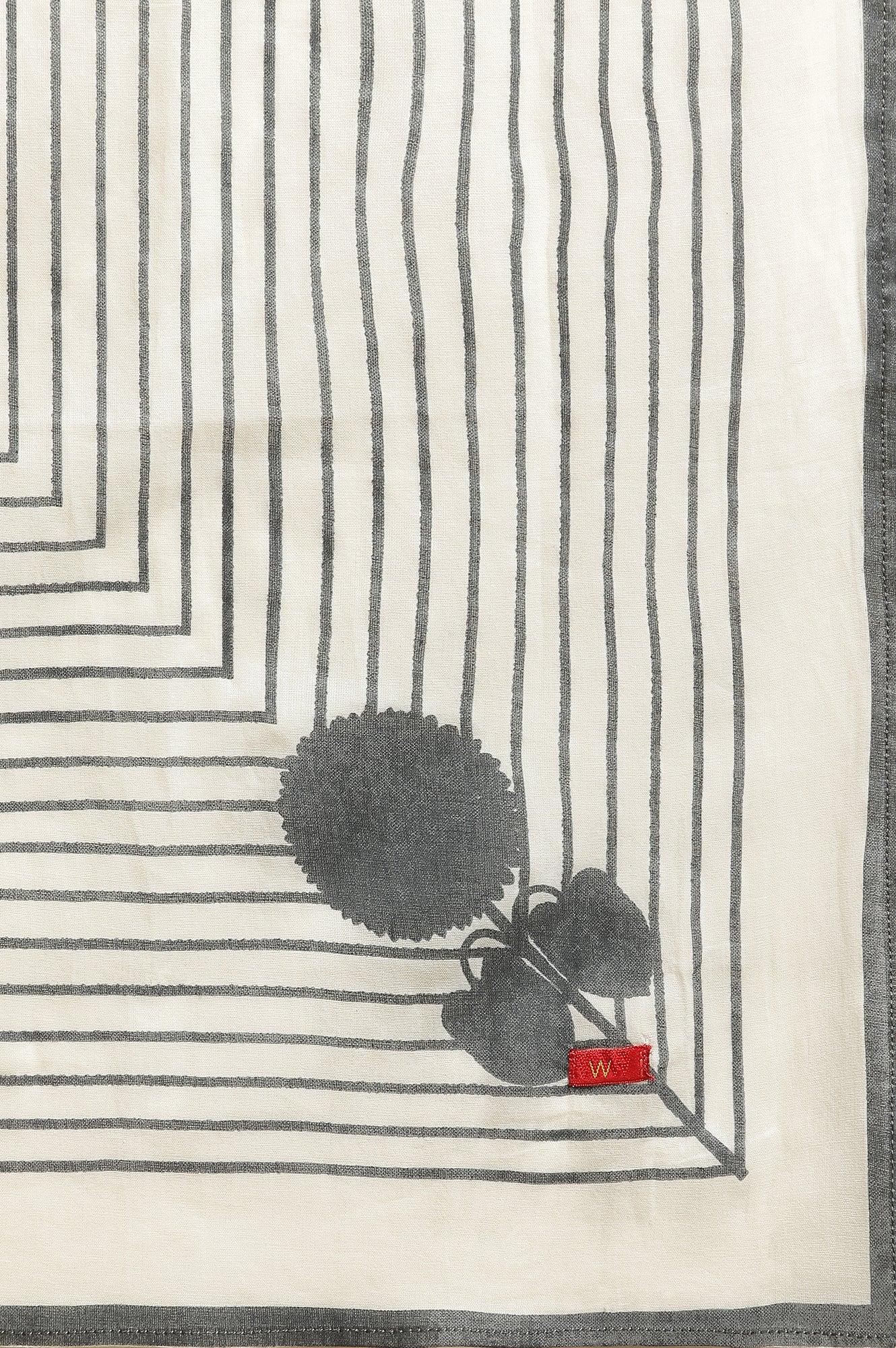 Sage Green Printed Kurta, Pants &amp; Dupatta - wforwoman