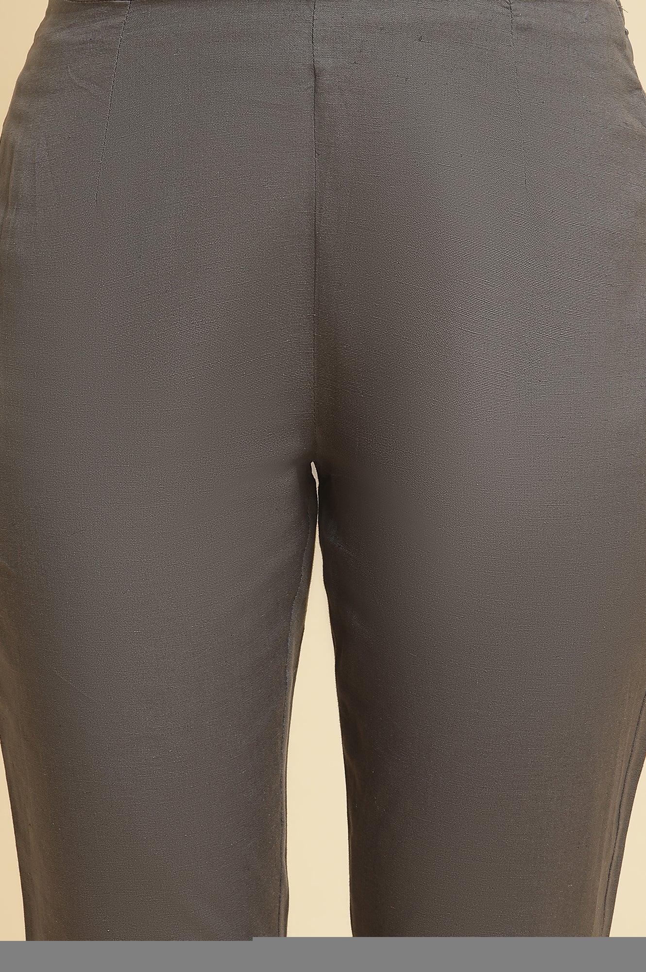 Pink Printed Kurta &amp; Pants Set - wforwoman